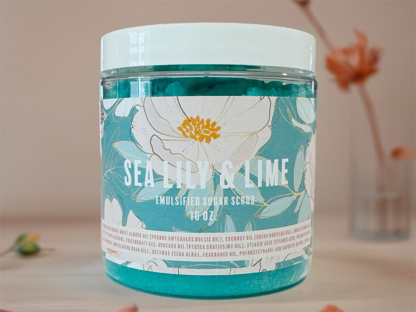 Sea Lily & Lime Emulsified Sugar Scrub