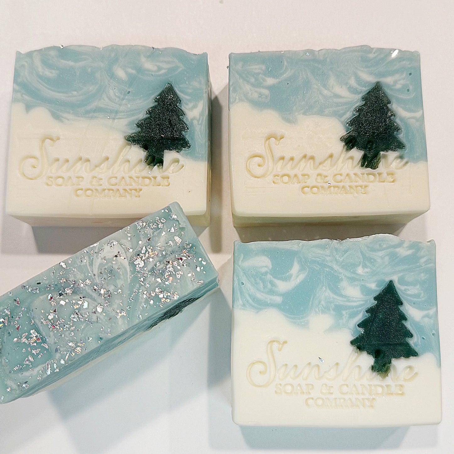 Snowy Berry & Pine Soap – Holiday Forest Handmade Bar