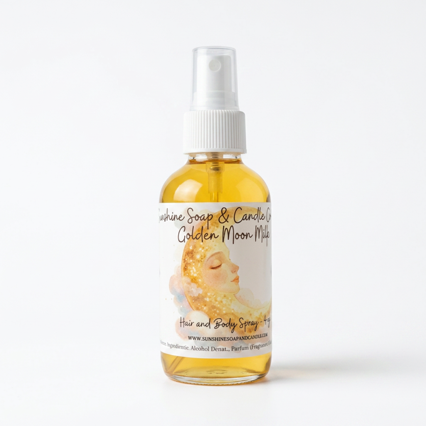 Golden Moon Milk Hair and Body Mist Spray 4 ounces
