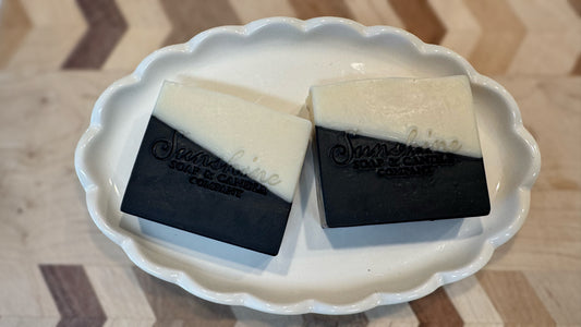 Charcoal & Rice Cold Process Soap