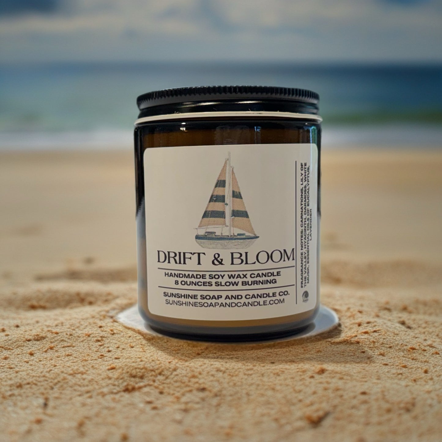 Drift & Bloom 8 oz Blended Soy Wax Candle