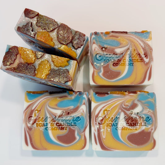 🍊 Citrus Ember – Hand-Poured Nourishing Soap