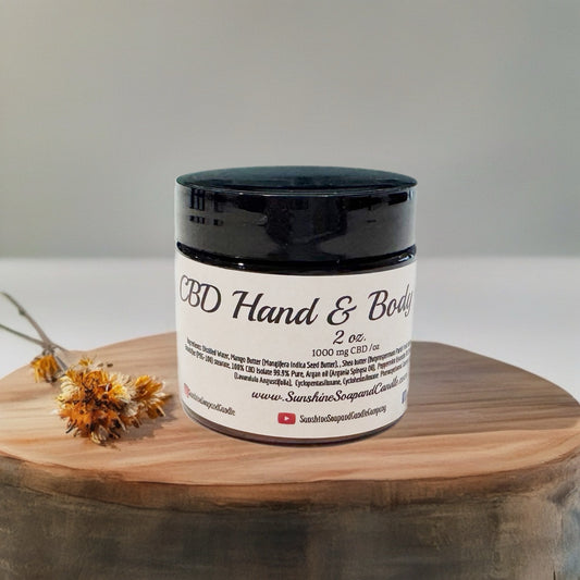 CBD Hand & Body Cream 2 ounces