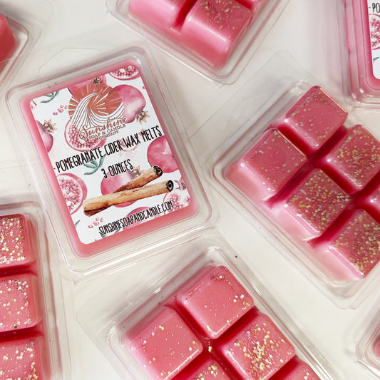 Pomegranate Cider Wax Melts 3 ounces