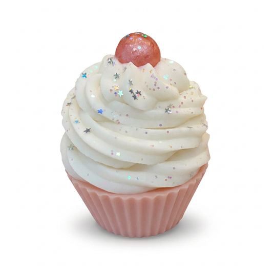 Pink Prosecco Soap Cupcake