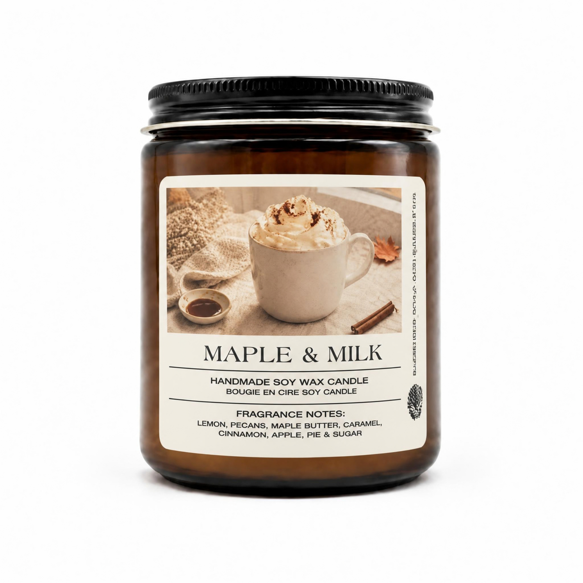 Maple & Milk | Luxury Hand-Poured Candle | 8 oz