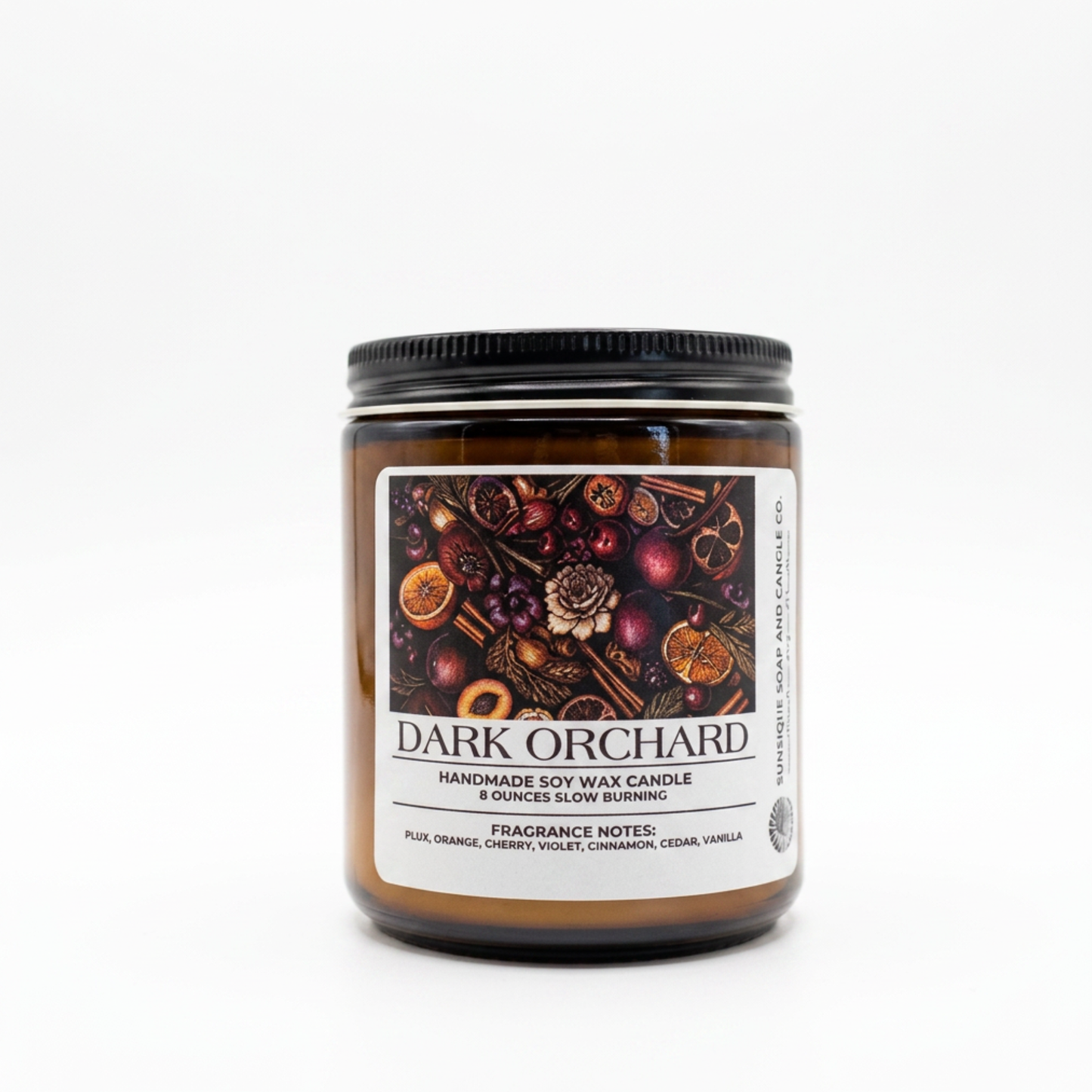 Dark Orchard | Luxury Hand-Poured Candle | 8 oz