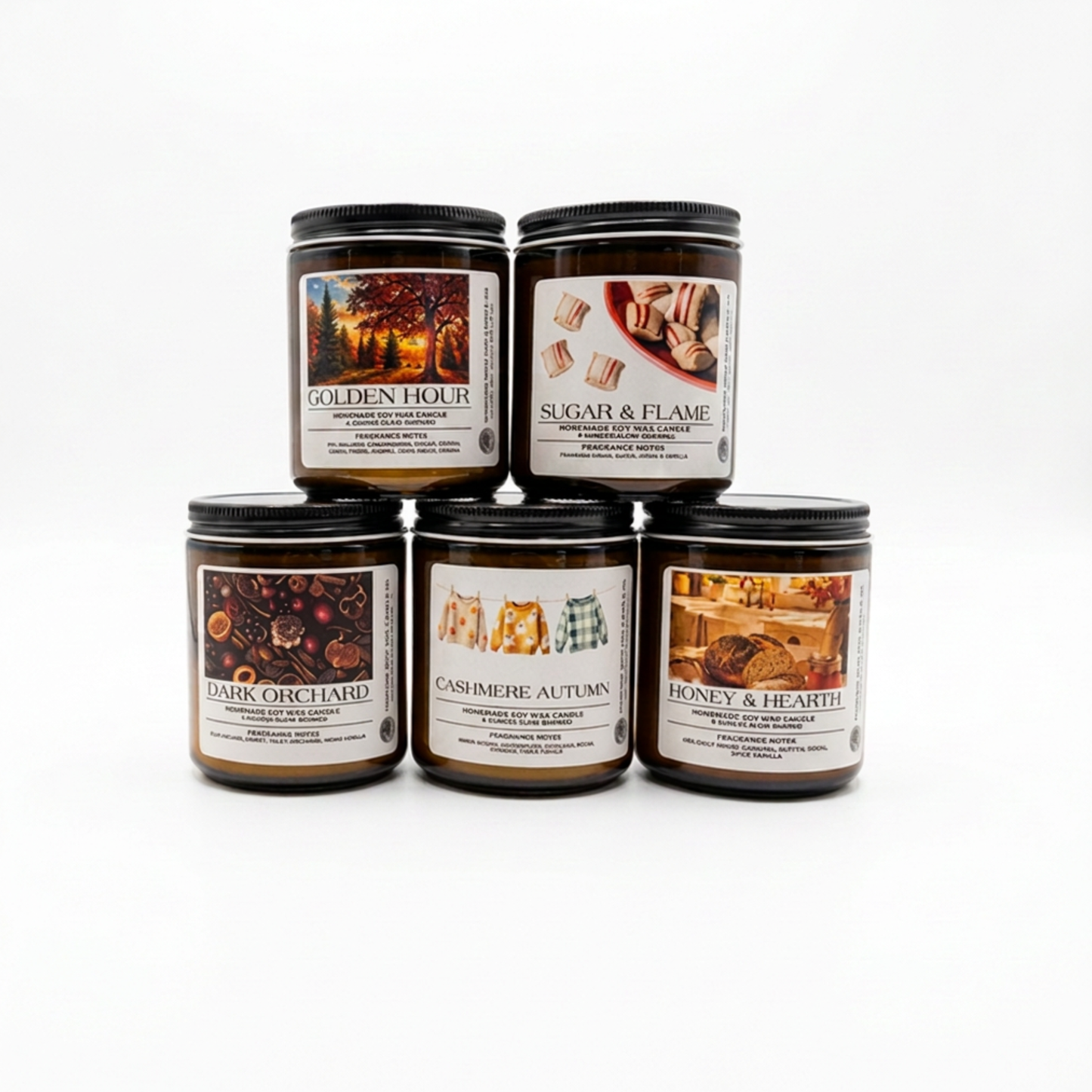 The Complete Autumn Collection | Five Candle Set | Bundle & Save