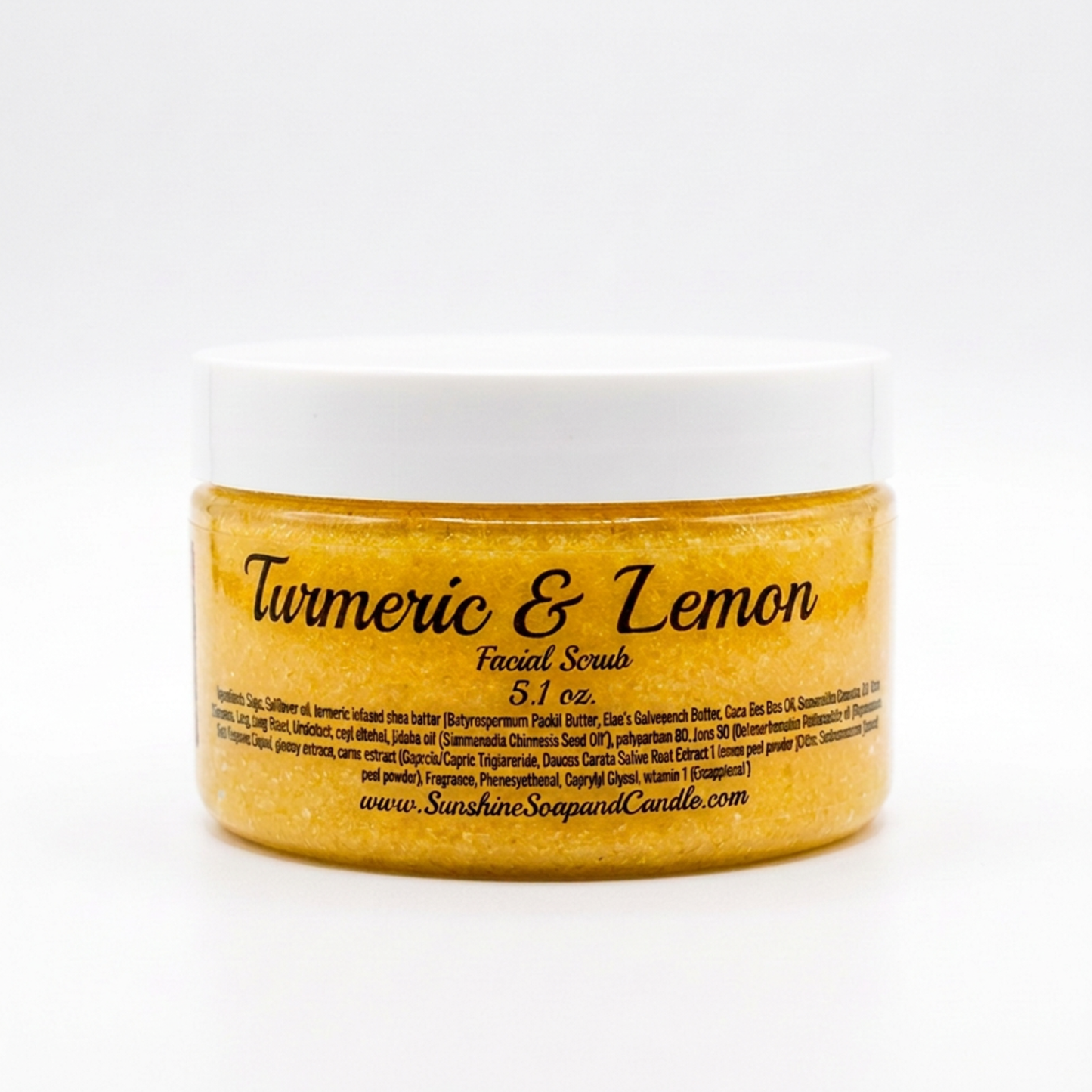 Turmeric & Lemon Emulsified Facial Scrub 5 oz