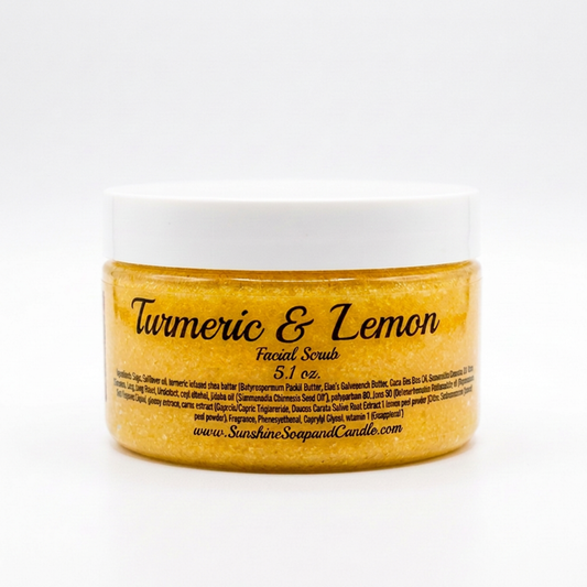 Turmeric & Lemon Emulsified Facial Scrub 5 oz