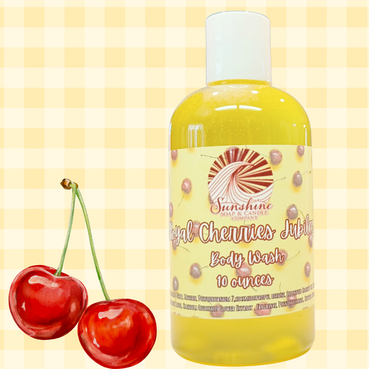 Cherries Jubilee Body Wash – 10 oz Natural, Moisturizing & Gentle Cleanser